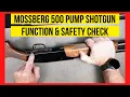 Mossberg 500 12 Gauge Safety Function Check