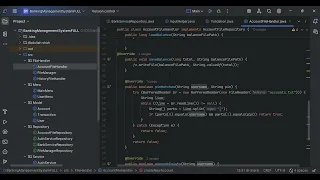 Banking Managemet Sysytem begginer s project with OOP in java