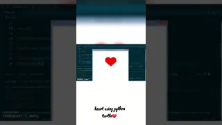 Drawing Heart using python turtle