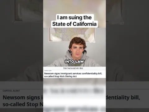 This is why I am suing California