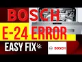 Bosch Dishwasher - E24 E25 Error