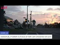 EDISON NJ POWER OUTAGE AFTER CAR CRASHES ON US1