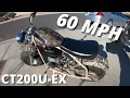 Coleman CT200U-EX goes 60 MPH with a predator 212