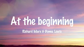 At The Beginning - Richard Marx Donna Lewis