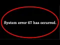 How To Fix System Error 67 Has Occurred Command Prompt And Powershell In Windows 1