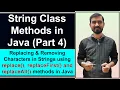 Replacing Removing Characters in Strings Hindi String Class Methods In Java by Deepak