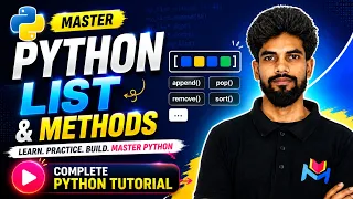 List and Its Methods in Python Master Python Lists Complete Python Tutorial