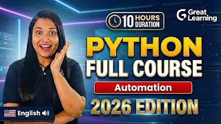 Learn Python in 2026 - Full Python Course with Automation Projects Tutorials