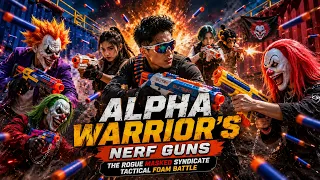 Alpha Warrior's Nerf Guns : The Rogue Masked Syndicate Tactical Foam Battle