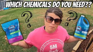 What Chemicals Do You Use To Set Up An ABOVE GROUND POOL
