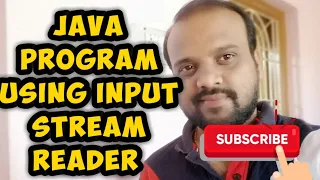 STD-9 COMPUTER PROGRAM USING INPUT STREAM READER