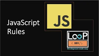 JavaScript Rules 5 rules to follow for writing JS code