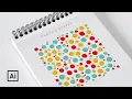 Organic Shapes Pattern Adobe Illustrator