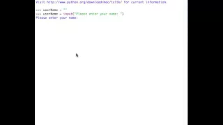 Python 2 - Taking from the Keyboard input