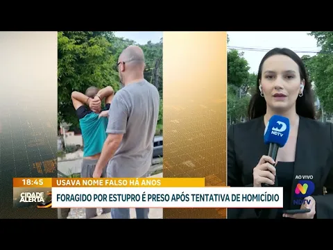 Foragido por estupro e sob nome falso, homem é preso em Blumenau após tentativa de homicídio
