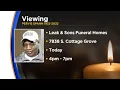 Family friends say their goodbyes to Pervis Spann