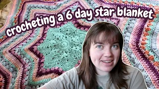 Download crocheting a 6 day star blanket (pattern review + time tracking) MP3
