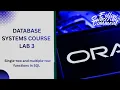 Database Systems with Oracle SQL Lab 03 Single-Row and Multiple-Row Functions in SQL