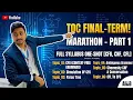 TOC Final-Term Marathon - Part 1 CFG CNF Parse Tree CFG To CNF Full Syllabus AIUB CSE