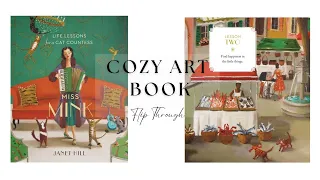 Download Cozy Art Book Flip Through Janet Hill Miss Mink | Relaxing Paintings MP3