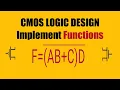WHAT IS A CMOS NMOS PMOS BOOLEAN FUNCTION IMPLEMENTATION USING CMOS LOGIC
