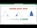 Draw Bell-Shaped Curves in Microsoft Excel and PowerPoint Normal Distribution Shade area