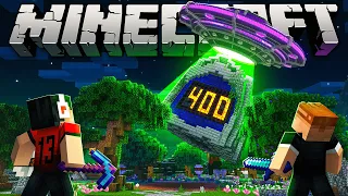 O Episódio 400 foi abduzido - Minecraft Em busca da casa automática #