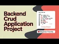 Backend CRUD Application for Beginners Powered by CODEXINTERN