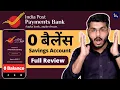 IPPB - Indian Post Payment Bank 0 Balance Account