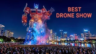 droneart show synchronized drone light display like youve never seen before 