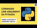 Command Line Argument in Python Tamil Quick Through