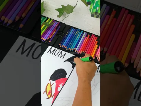 🔥😭 My MOM  MOGGED me at our Drawing BLITZO challenge! #shorts  #helluvaboss #mom
