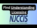 NJCCIS Site Locating The Understanding Licensing Regulations Training Link