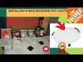 HomeDepot Canless Recessed Lights Review Installation and Design