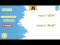Javascript Exercises Upper Case To Lower And Vice Versa practise code