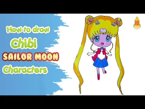 How To Draw Chibi Sailor Moon Characters Huy Art Drawing