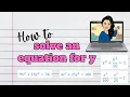 Solve Equations with Exponents for y Conic Section Equations - Ellipses and Hyperbolas