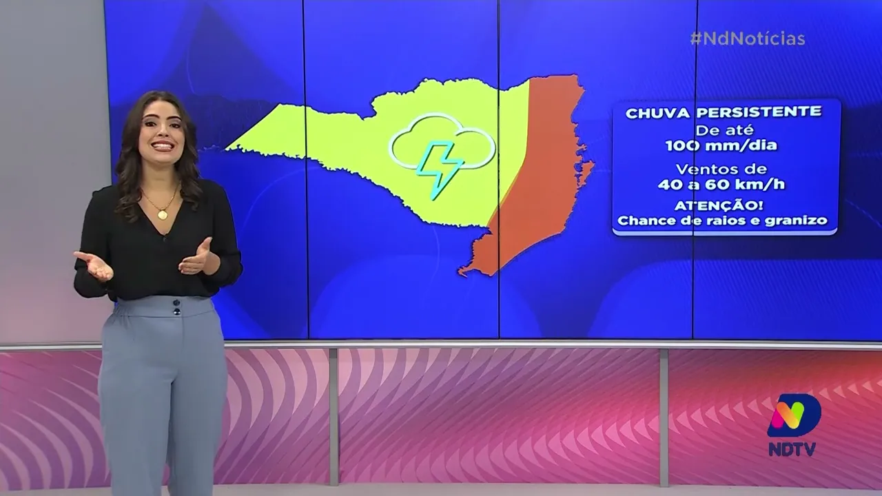 Confira a previsão do tempo para essa quarta-feira em SC