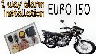 Download 2 way Alarm  installation to  (EURO  150 motorcycle) MP3