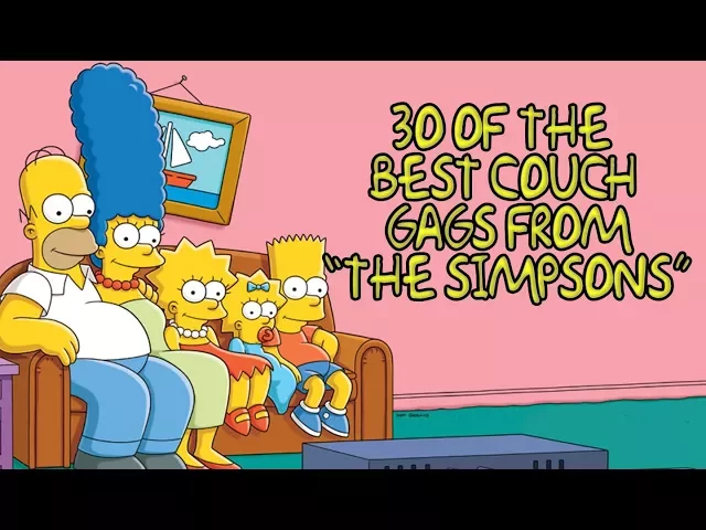 30 Of The Best Couch Gags From "The Simpsons"