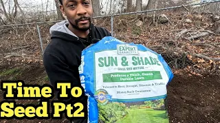 Using Walmart Store Brand Expert Gardener Grass Seed To Seed New Lawn
