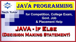 If Else Statement in JAVA Program Java for beginners Competition Hindi 2023