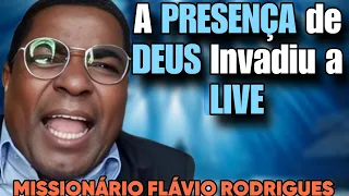 MISSIONÁRIO FLÁVIO TOMADO PELO PODER DE DEUS EM LIVE NA TARDE PROFÉTICA @euoroporvoce
