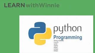Learn Python Programming String Methods count split rsplit strip rstrip lstrip