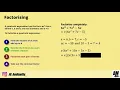 FACTORISING CHALLENGE QUESTION 6x 3 7x 2 - 5x