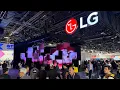 Lagu CES 2026 - LG Booth Tour
