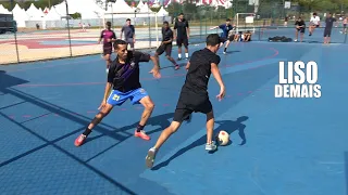LEVE COMO UMA PENA, DRIBLA MUITO! - JOGO REAL/RACHÃO