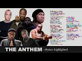 Download Lagu Everyone on The Anthem - Lyrics, Rhymes Highlighted (114) - 20K Subs Upload