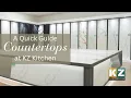 Countertops Guide Types Styles Sizes at KZ Kitchen