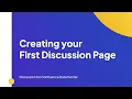 Creating your First Discussion Page Discussion for Confluence Data Center